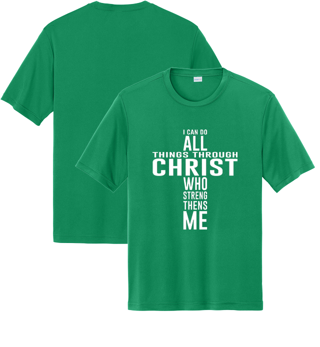 Performance Short Sleeve Tee for design 001008