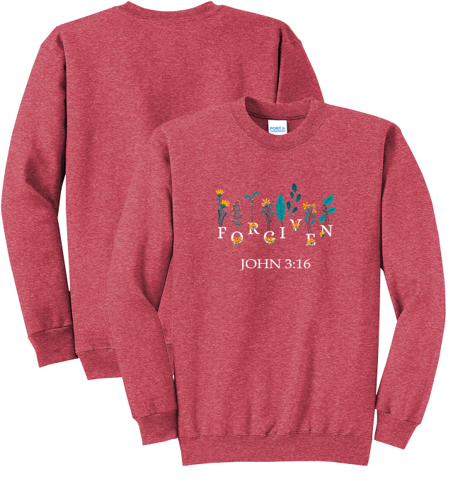 Crewneck Sweatshirt for design 001019