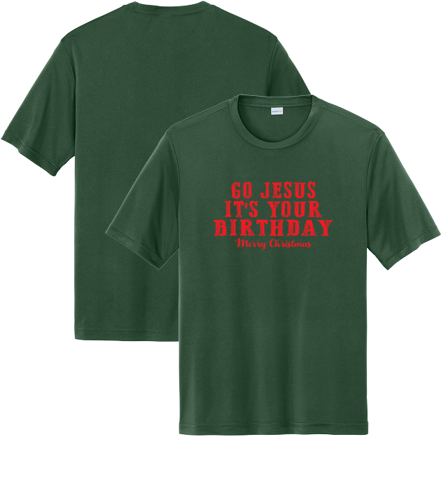 Performance Short Sleeve Tee for design 001038