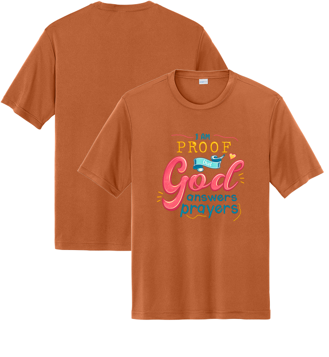 Performance Short Sleeve Tee for design 001073