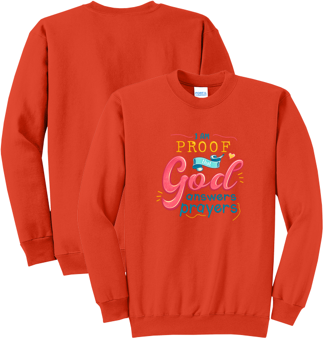 Crewneck Sweatshirt for design 001073